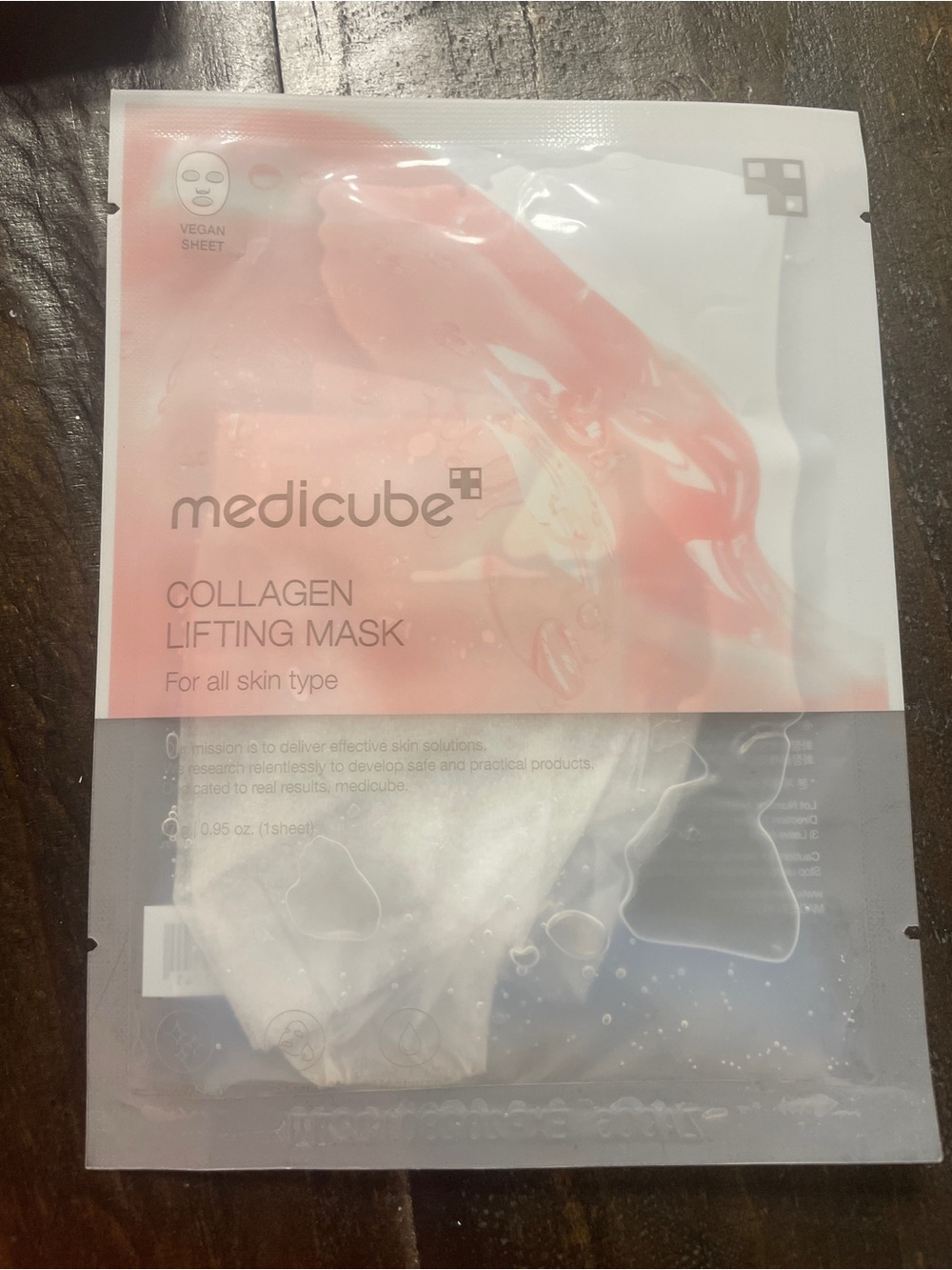 Medicube Collagen Lifting Mask - Pink Sheet Mask for Women 4 Face Masks for $16